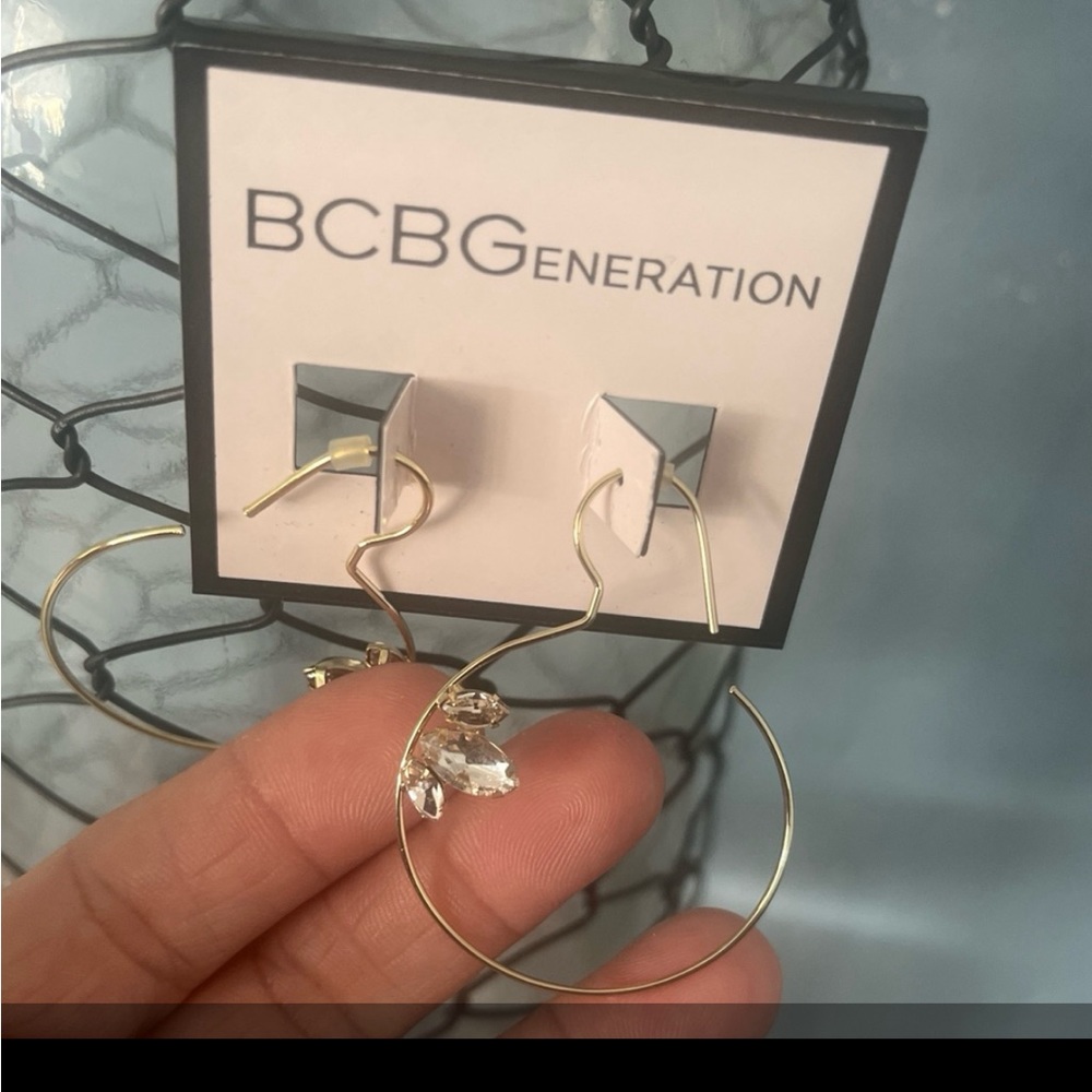 BCBG Hoop Earrings